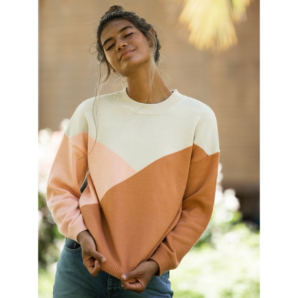 ROXY Early Doors Sweater in Sunburn - Picture 1 of 7